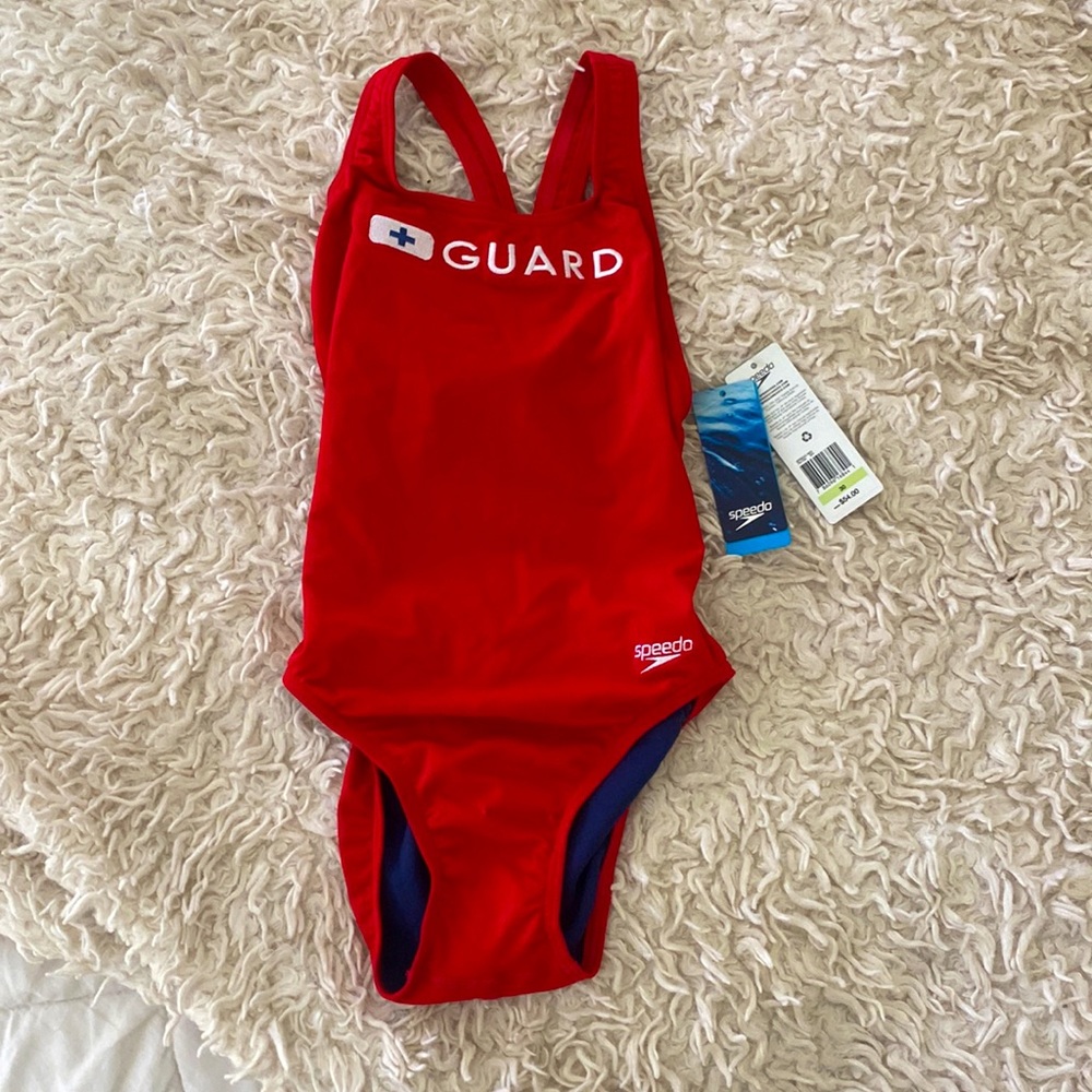 Speedo Guard Super Pro lifeguard racerback one-piece swimsuit
